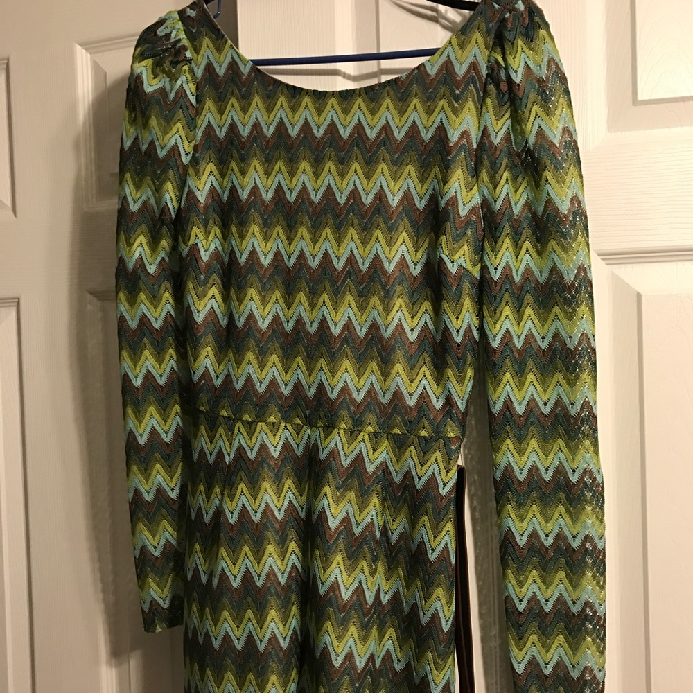Green/Blue Romper